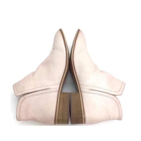 ALDO Gweria Soft Nubuck Leather Ankle Bootie in Nude Pink Size 10 - Picture 7 of 9